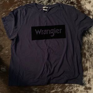 Dark navy/purple wrangler tee